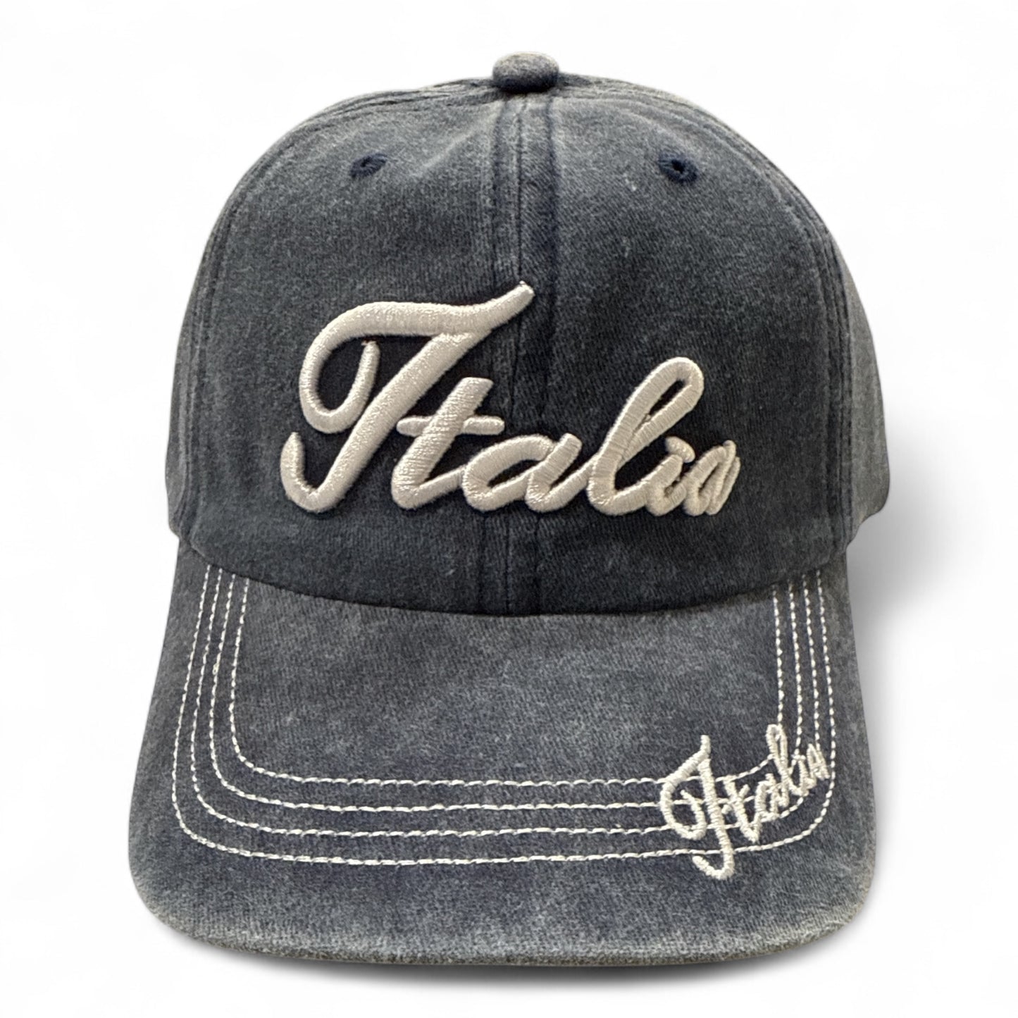 Cappello Unisex “Italia” con Ricamo – Look Vintage