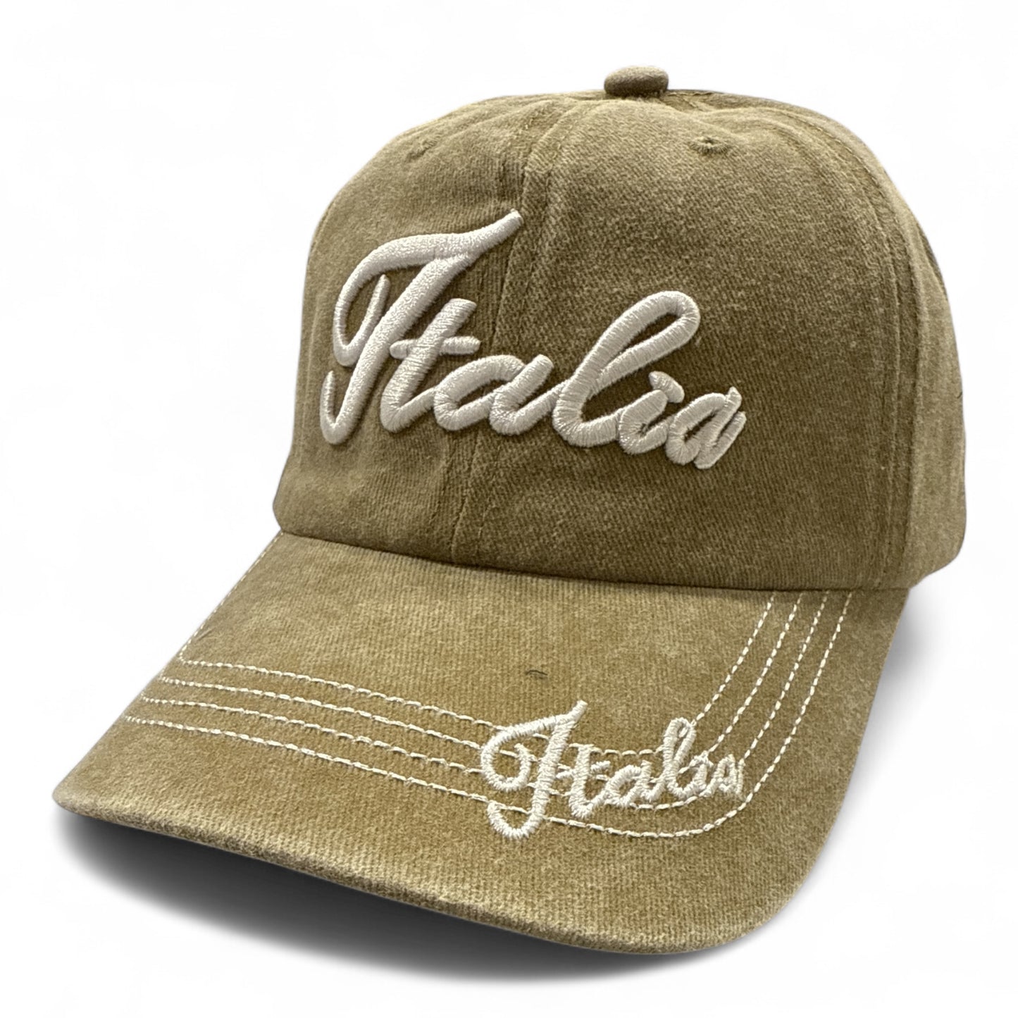 Cappello Unisex “Italia” con Ricamo – Look Vintage