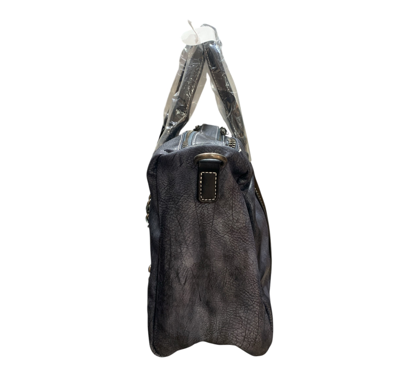 Phil Firenze Borsa A Spalla Da Donna Sintetico Pelle Blu Con Tracolla