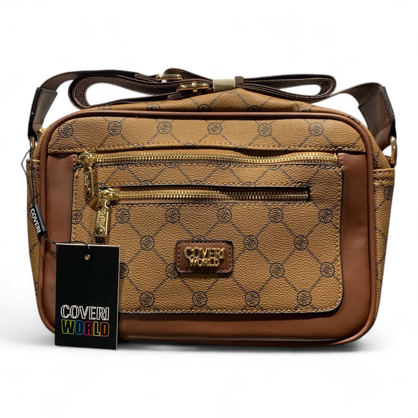 Enrico Coveri World Borsa Con Tracolla Per Donna Sintetico Marrone Sottocosto