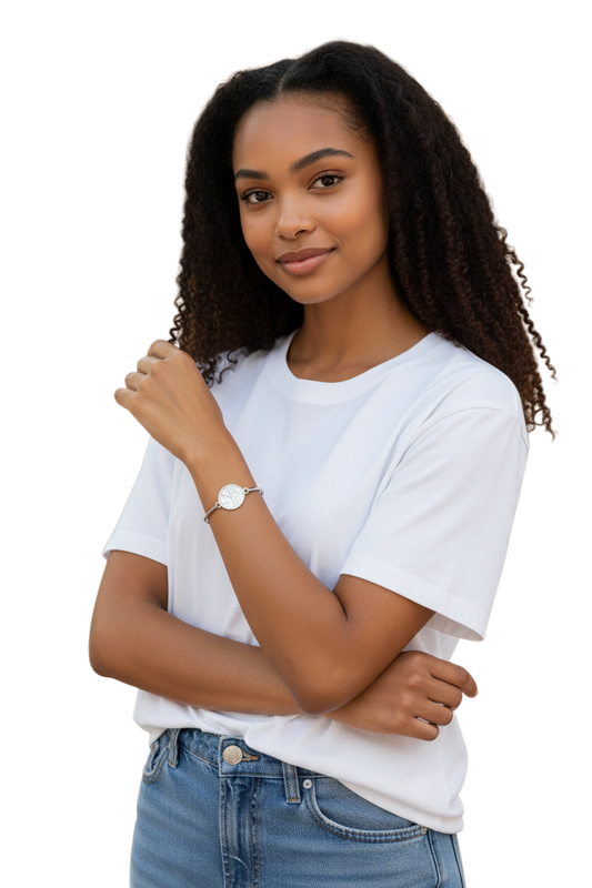 NUOVO Brosway Bracciale Chakra BHK269 Acciaio 316L Smalto Bianco Pace Elegante