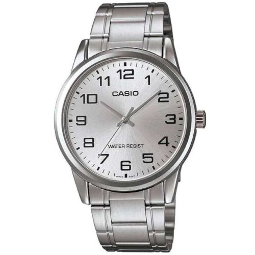 Casio MTP-V001D-7BUDF Orologio Analogico Uomo Acciaio Inossidabile Elegante