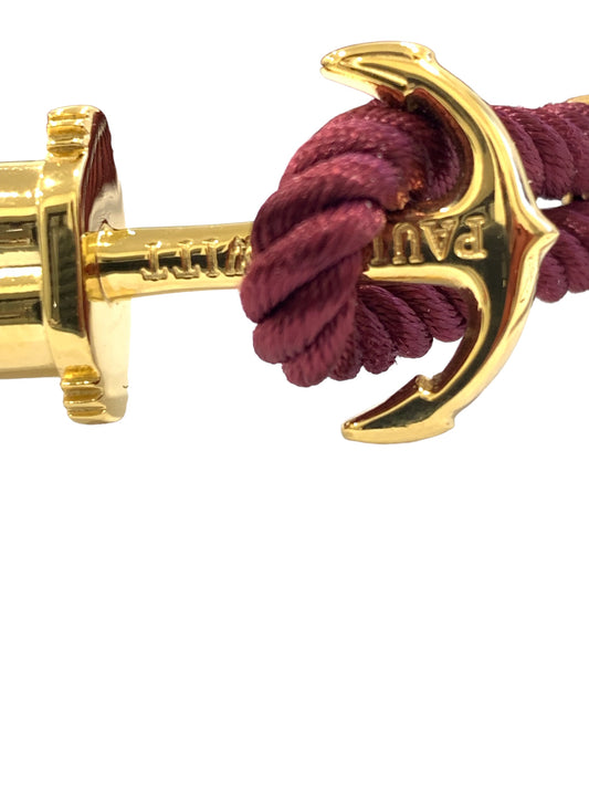 Bracciale Uomo Ottone e Plastica Riciclata Bordeaux - Paul Hewitt