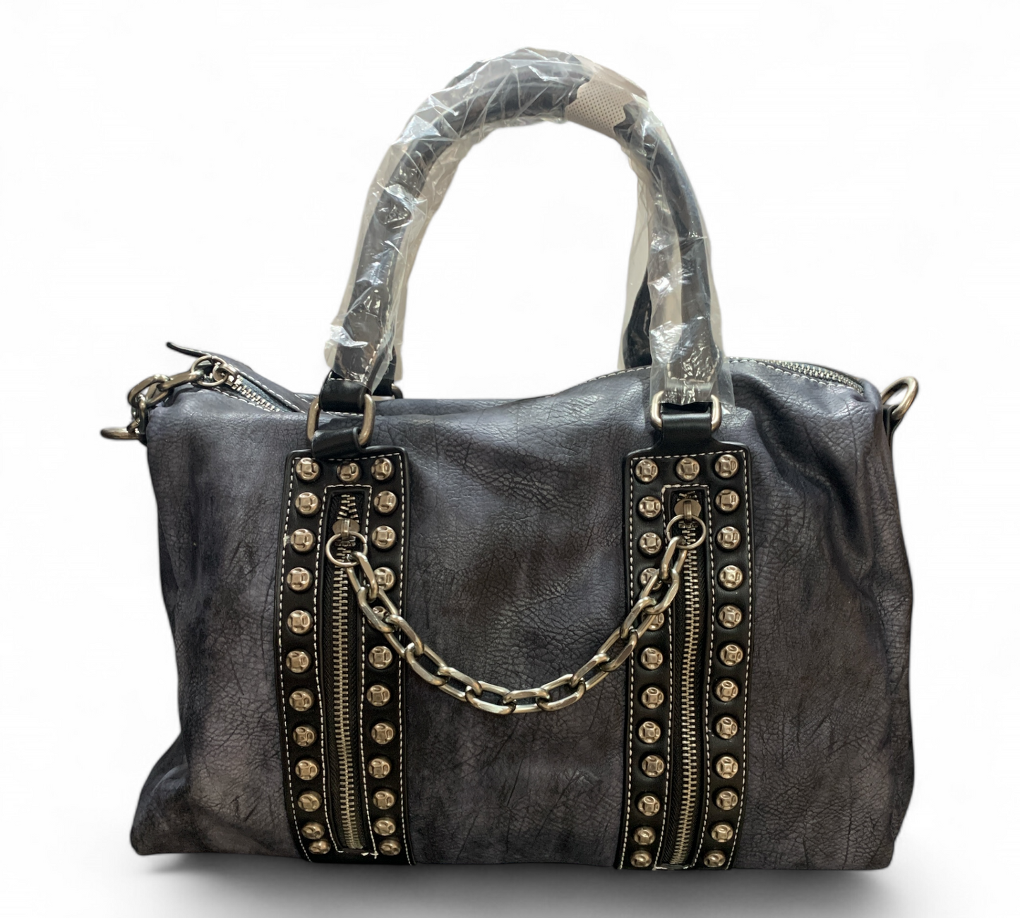 Phil Firenze Borsa A Spalla Da Donna Sintetico Pelle Blu Con Tracolla