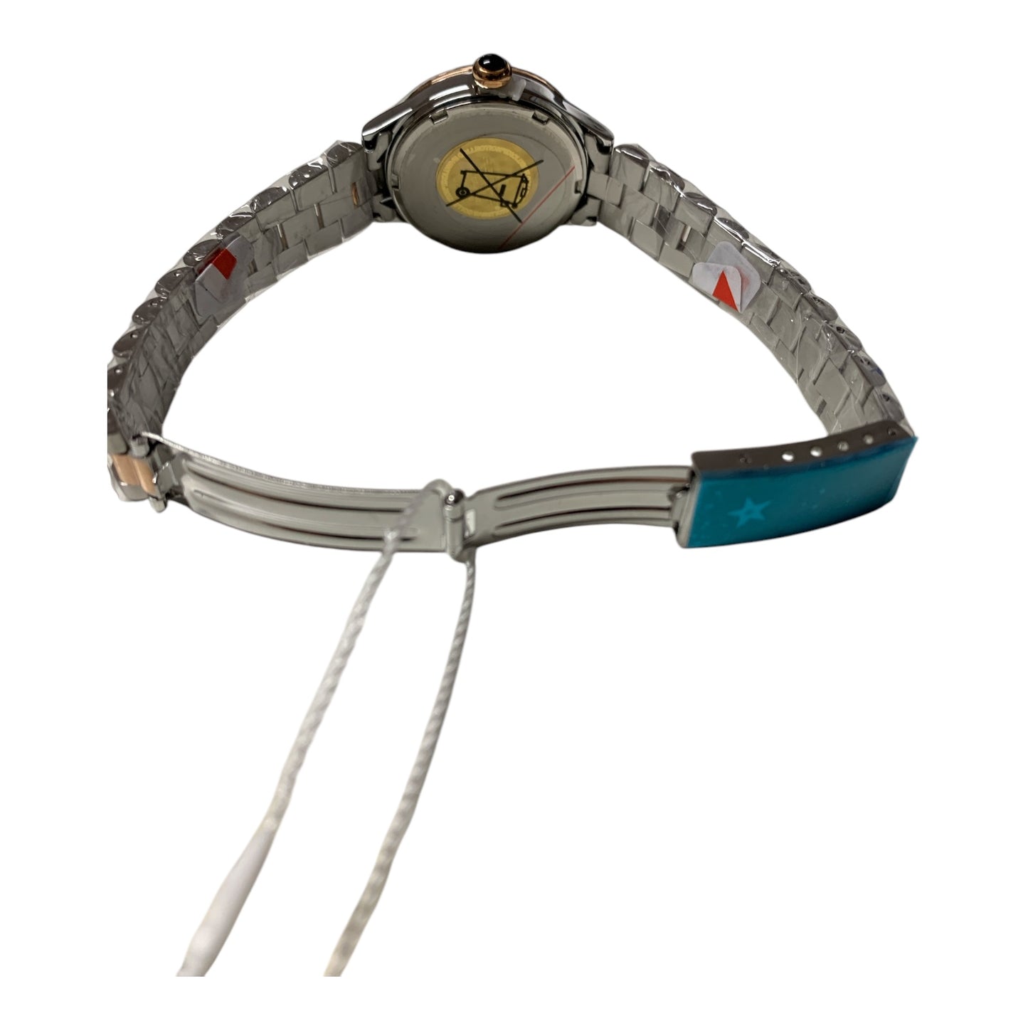 Orologio Donna Hoops Solo Tempo - Bracciale Acciaio E Quadrante Nero - Collezione New Luxury Silver and Gold