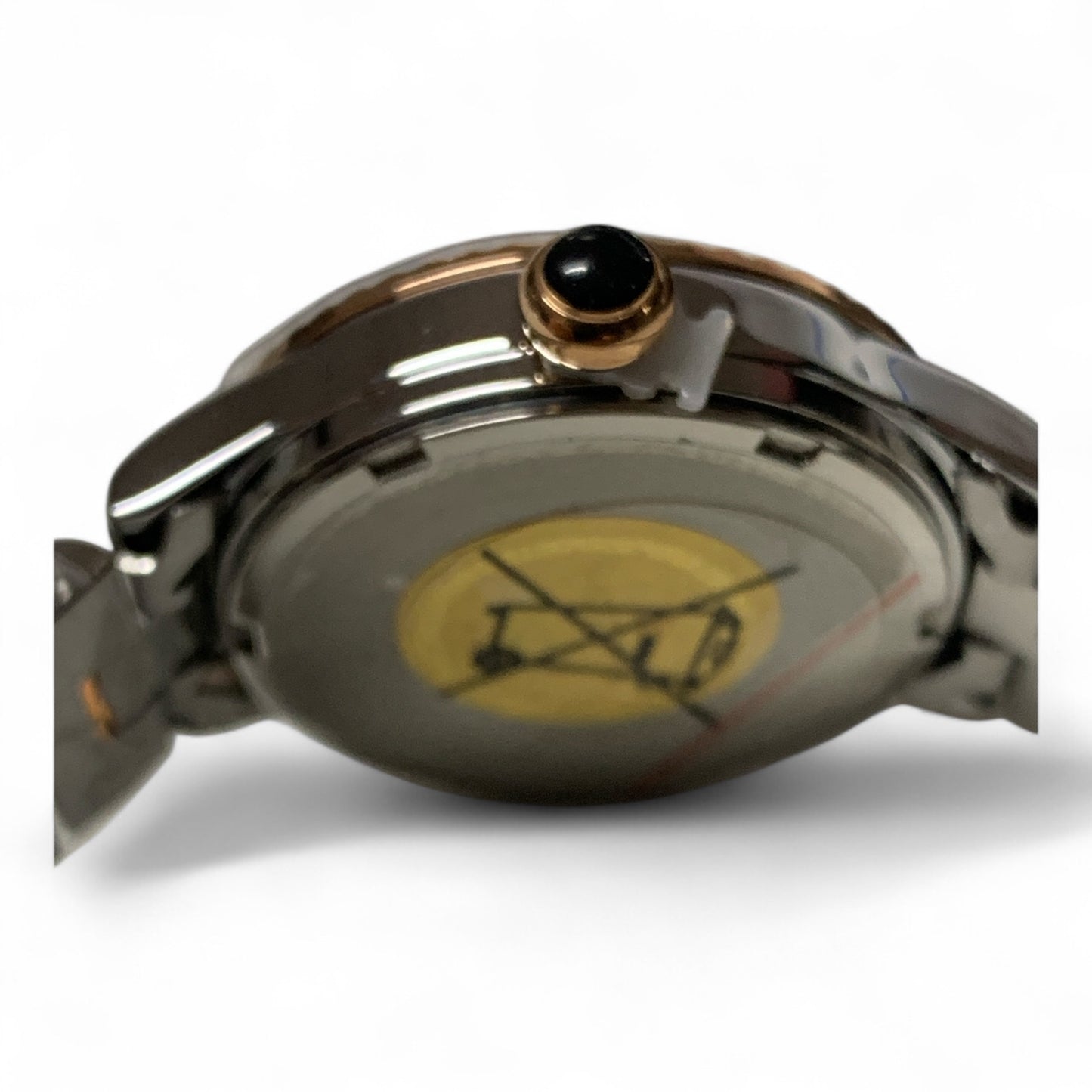 Orologio Donna Hoops Solo Tempo - Bracciale Acciaio E Quadrante Nero - Collezione New Luxury Silver and Gold