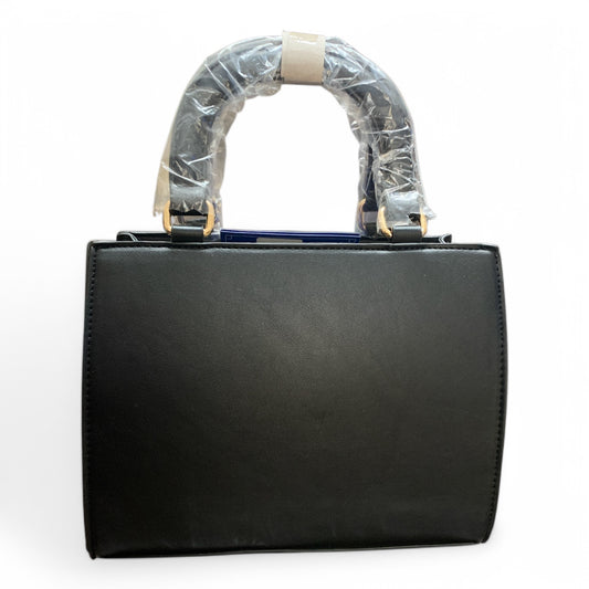 Borsa Borsetta Renato Balestra donna Poliuterano Nero e tessuto Maculato Tracolla