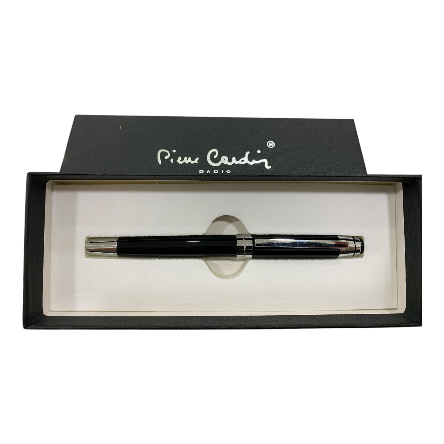 Penna a Sfera Pierre Cardin corpo in metallo nero cappuccio