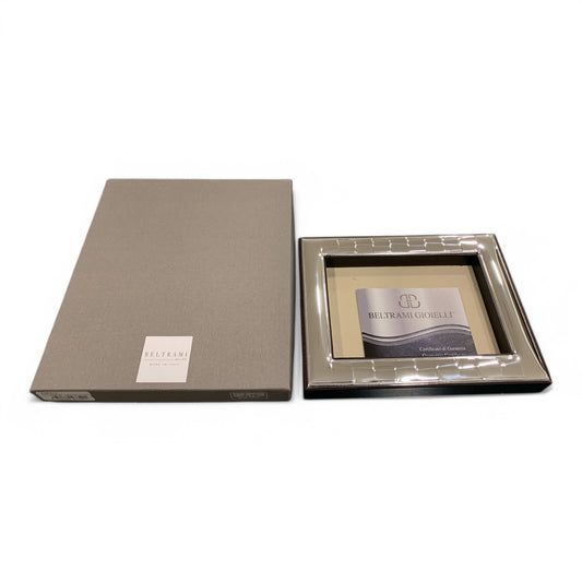 Vuotatasche Beltrami Gioielli Argento Bilaminato 13x17x2,5cm Made in Italy