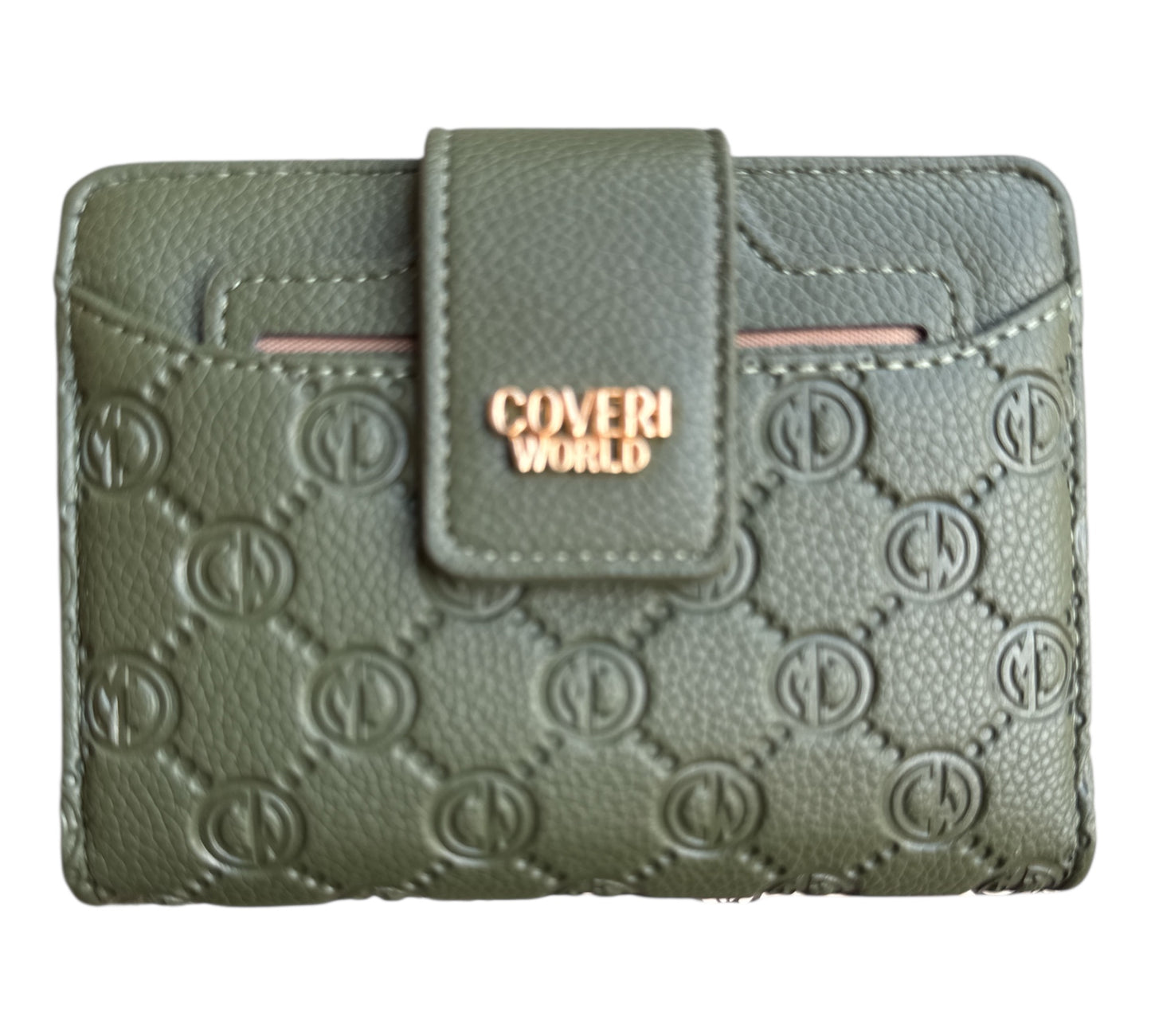 Portafoglio Donna Coveri World Piccolo in Ecopelle con Zip e Portamonete