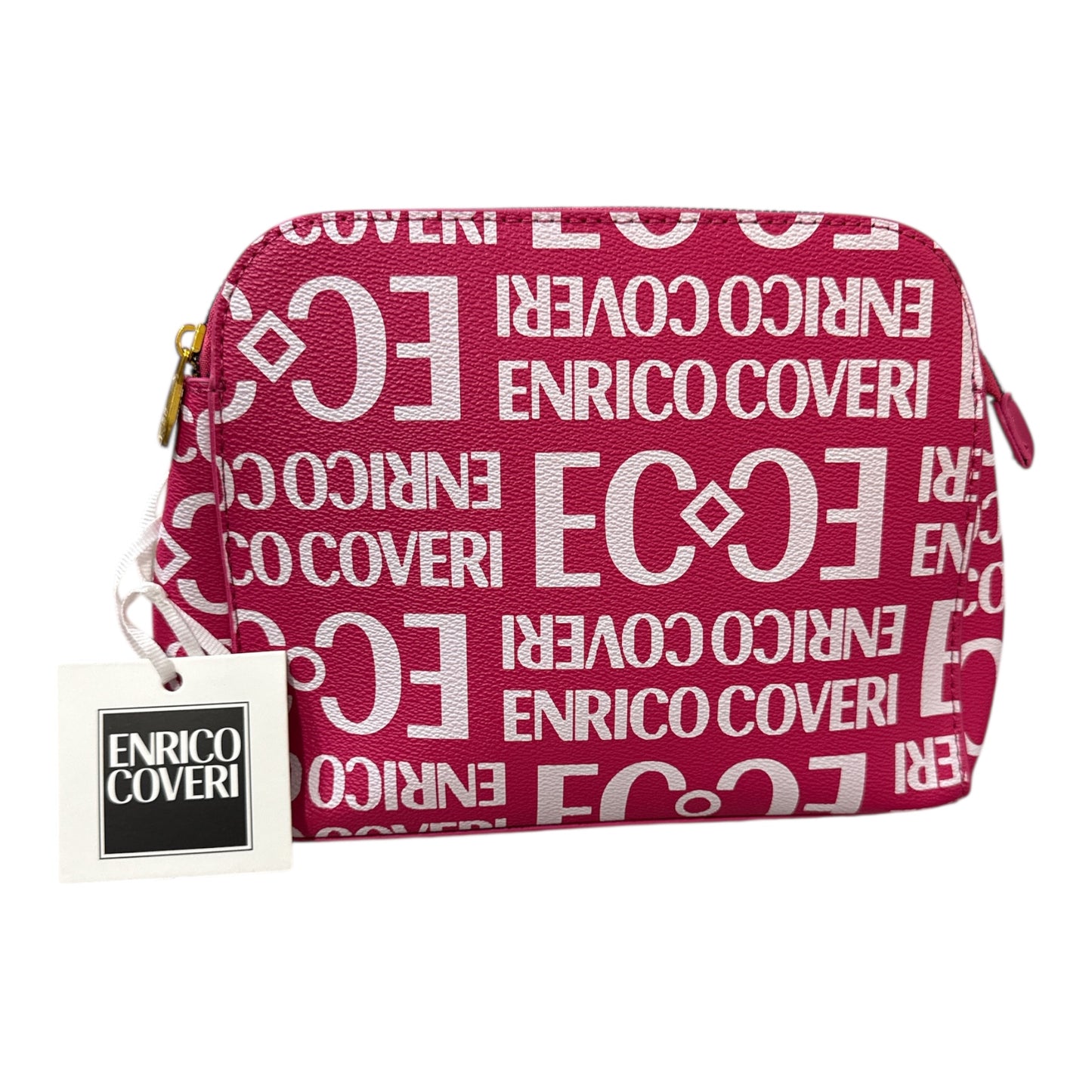 Borsetta Donna Enrico Coveri EC Logo Doppia Zip Ecopelle – Vari Colori