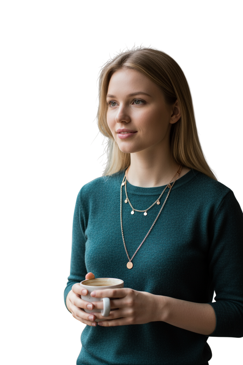 Collana 2Jewels doppia in acciaio 316L con cristalli – anallergica donna