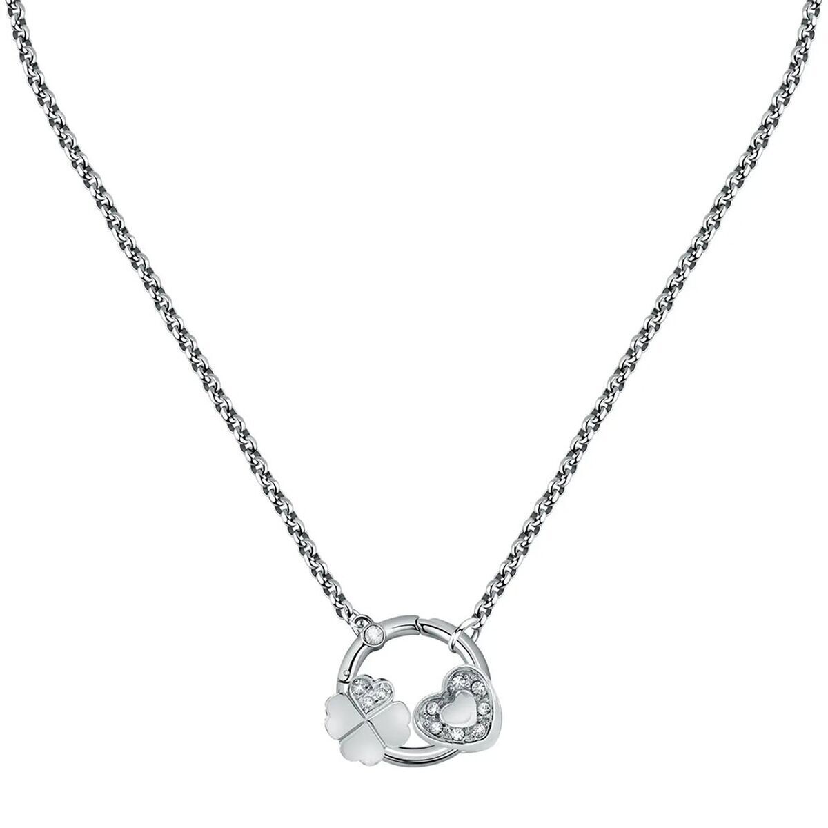 Morellato Collana girocollo acciaio drops ciondolo fortuna donna amore