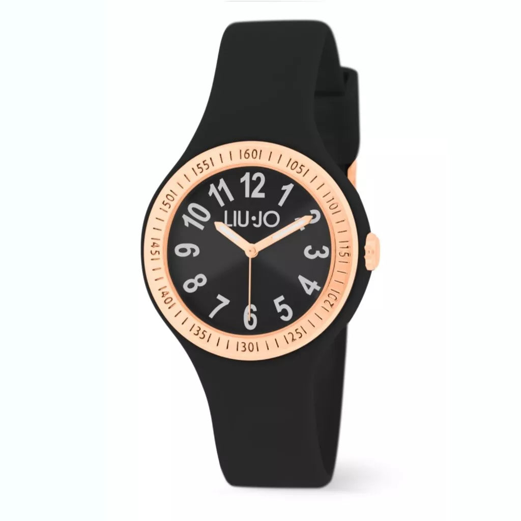 Liujo Orologio Al Quarzo Donna Cinturino in Silicone Nero TLJ1938