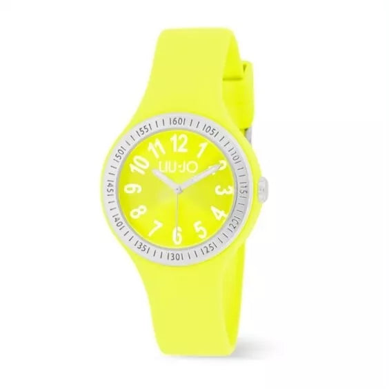 Liujo Orologio Al Quarzo Per Donna E Cinturino In Silicone Giallo Fluo Tlj1943