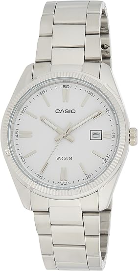Orologio Casio Uomo MTP-1302D-7BVDF - Analogico, Acciaio, Vetro Minerale, 5 ATM, Bianco - Foto 8
