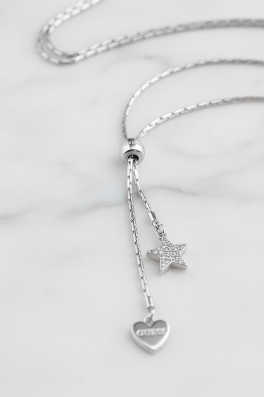 Meccanismo scorsoio regolabile collana Guess