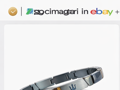 Bracciale Uomo Maserati Acciaio Brunito Ematite Occhio Tigre JM221ATZ01