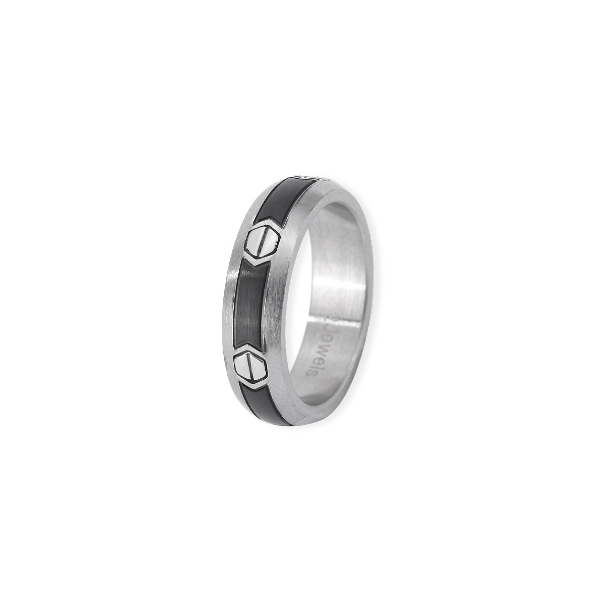 2JEWELS ANELLO IN ACCIAIO PER UOMO RING FASCIA 221077