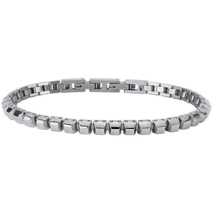 Bracciale Tennis Uomo 2Jewels Acciaio Inox Regolabile