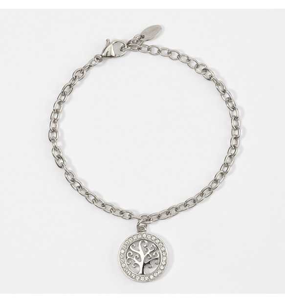 2JEWELS BRACCIALE IN ACCIAIO CON CIONDOLO ALBERO DELLA VITA 232293
