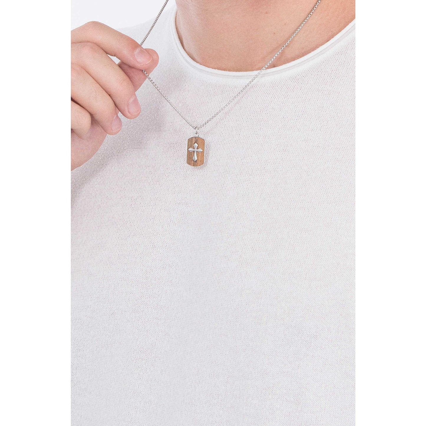 2Jewels Collana In Acciaio Con Ciondolo Piastrina Da Uomo Sottocosto