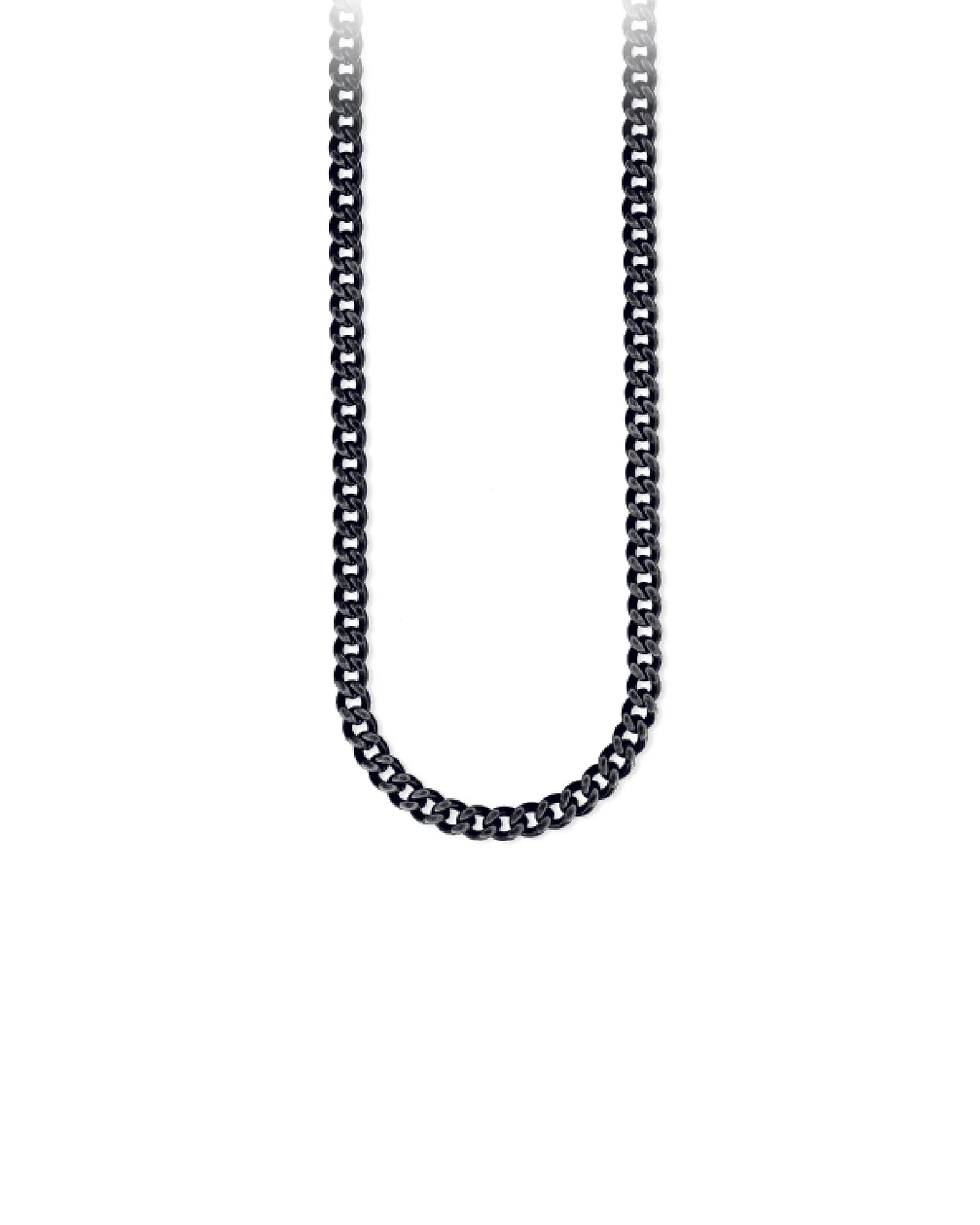 Collana in acciaio 316L ip nero antiallergico catena 2JEWELS uomo