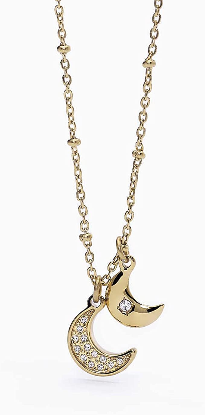 2JEWELS GIROCOLLO IN ACCIAIO CON PVD GIALLO E CRISTALLI 251826