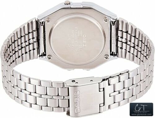 Casio A159WA-N1DF Orologio Digitale Unisex Nero Acciaio Elegante Retro