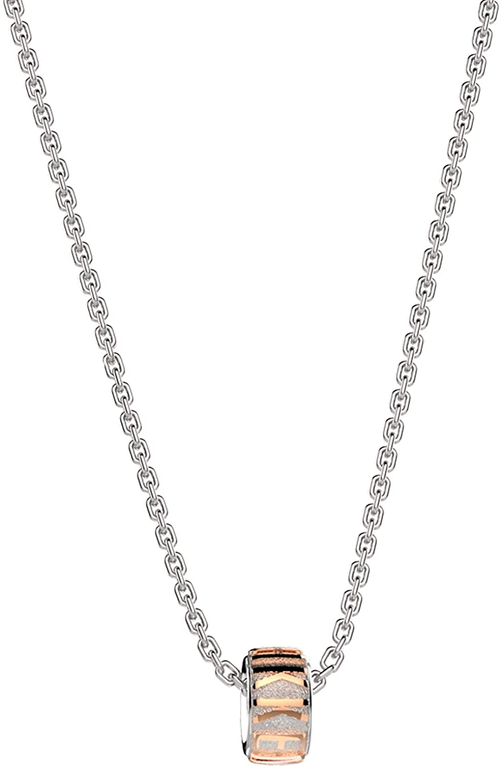 Bikkembergs Collana per uomo in acciaio con ciondolo EMBP01WR
