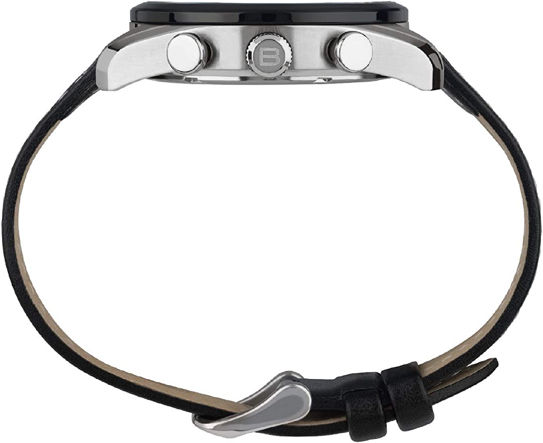 BREIL TRIBE OROLOGIO CRONOGRAFO AL QUARZO PER UOMO PELLE NERA