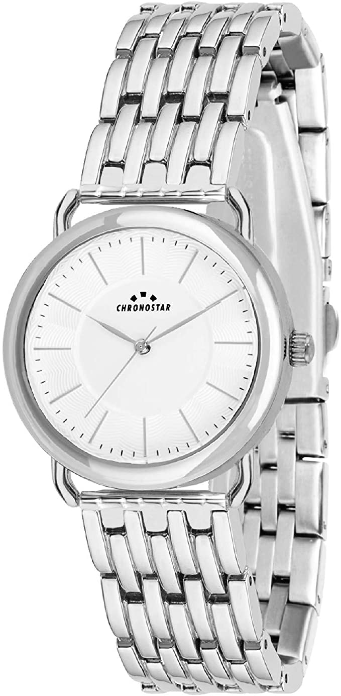 CHRONOSTAR Orologio da polso Quarzo Donna con Cinturino in Acciaio Inox R3753274501