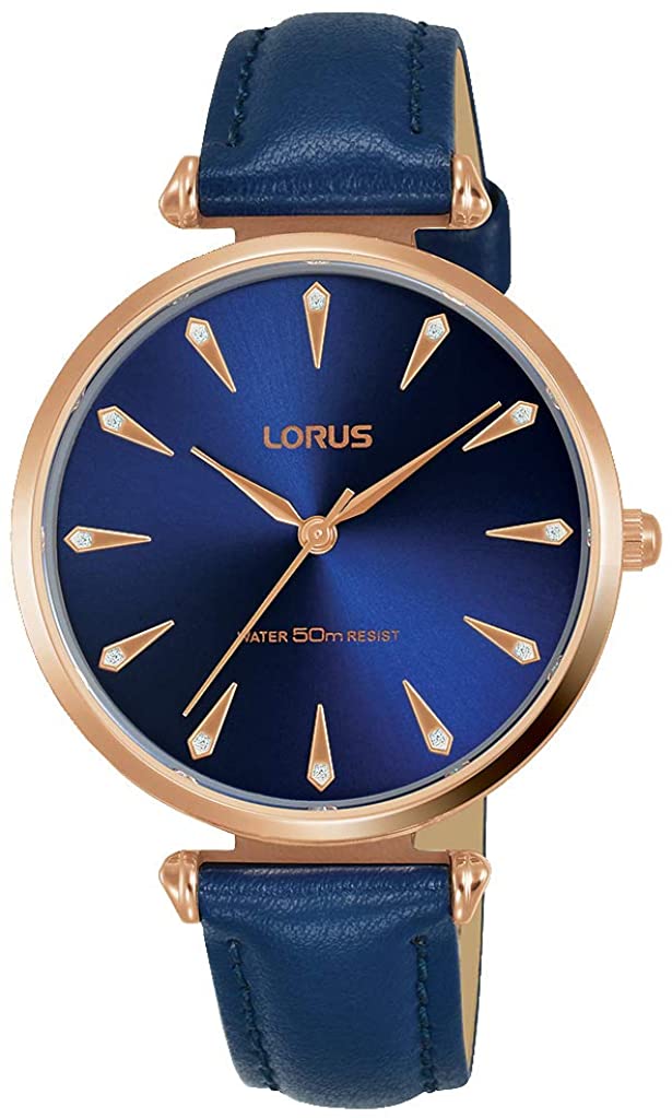 Lorus by Seiko Orologio Analogico Quarzo Donna con Cinturino in Pelle Colorata
