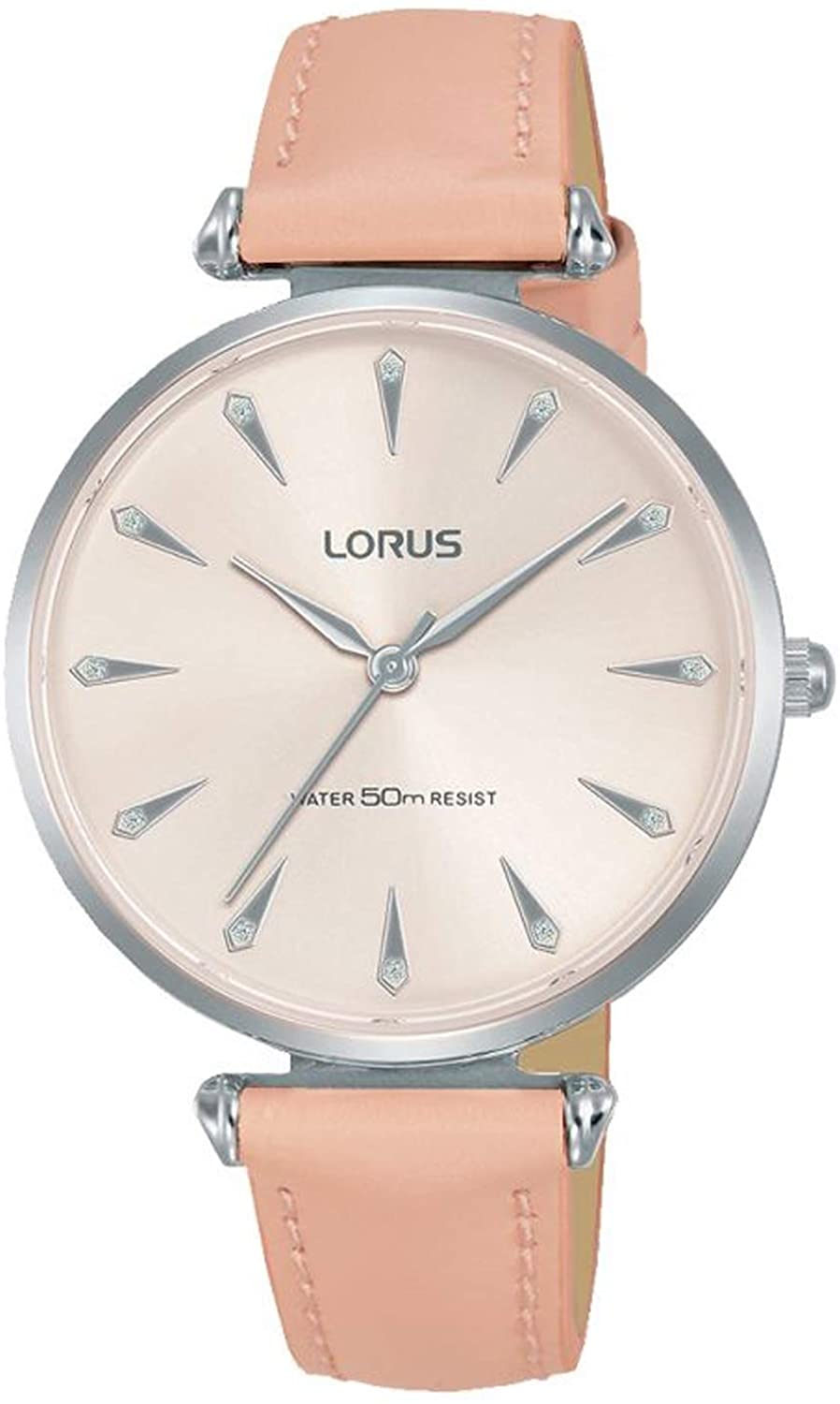 Lorus by Seiko Orologio Analogico Quarzo Donna con Cinturino in Pelle Colorata