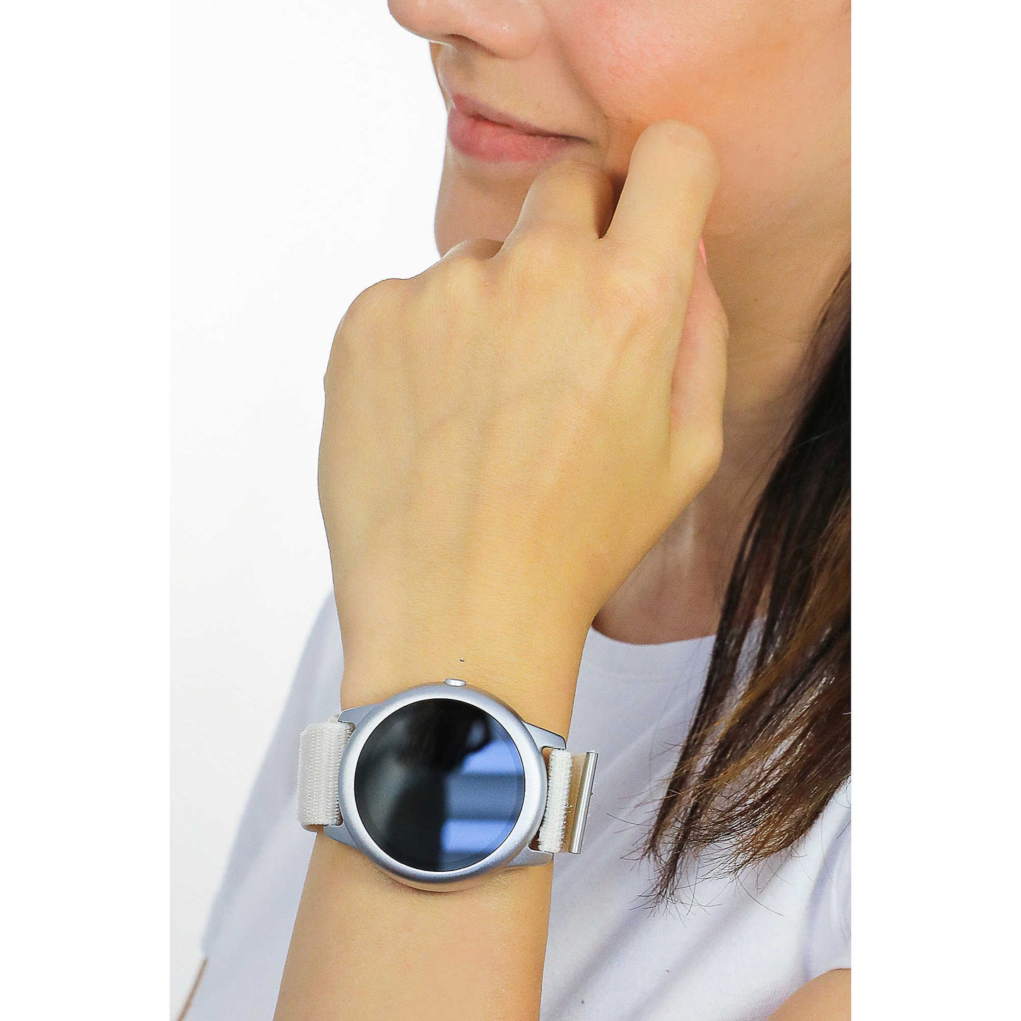 Sector S-01 R3251545502 Smartwatch Donna Bianco Elegante IP67 Cinturino Nylon