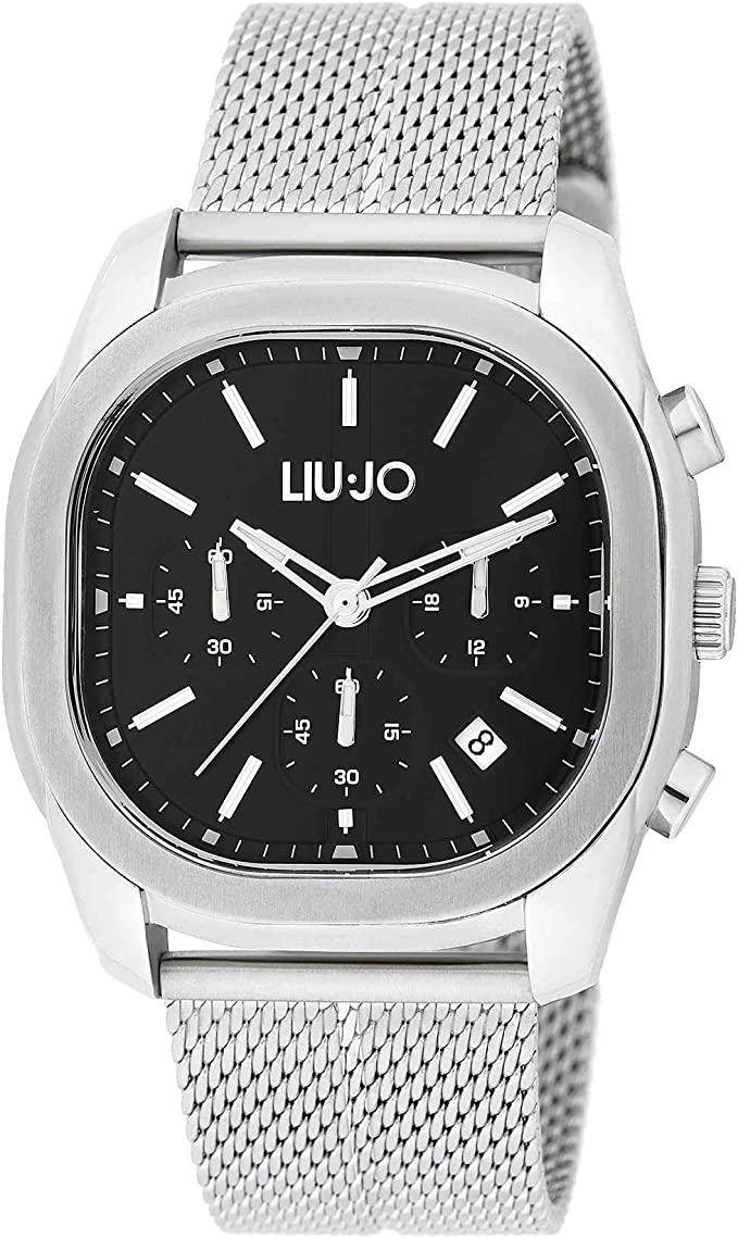 Liujo Orologio Cronografo al Quarzo in Acciaio Per Uomo TLJ1644