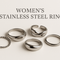 Anelli Acciaio Donna