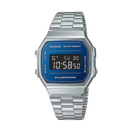 Orologio unisex Casio A168WEM-2BEF digitale vintage turchese vista frontale