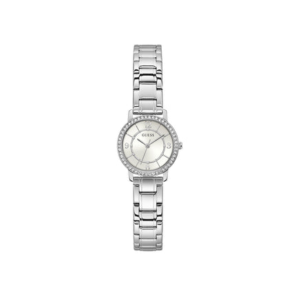 Orologio donna Guess Melody GW0468L1 acciaio silver cristalli vista frontale