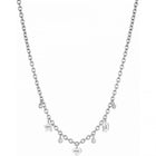 Collana donna Liu Jo LJ1648 acciaio silver ciondoli cristalli 40 cm