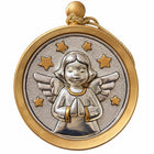 Ardè Angelo Preghiera Laminato Argento Oro Decorazione Nuovo da Esposizione