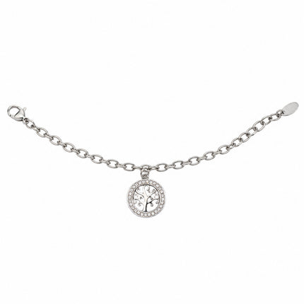 Bracciale disteso su fondo bianco