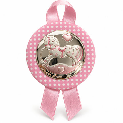 Capoculla Beltrami Cavallino Miro-Silver Azzurro Rosa Made in Italy