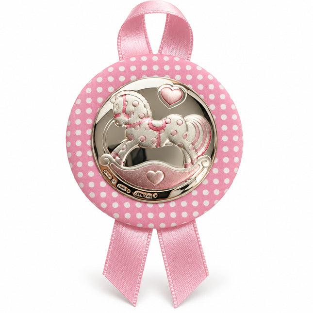 Capoculla Beltrami Cavallino Miro-Silver Azzurro Rosa Made in Italy