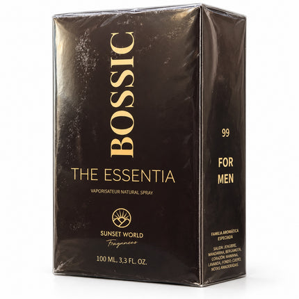 Profumo Uomo Bossic The Essentia Sunset World EDT 100 ml Spray Speziato N.99