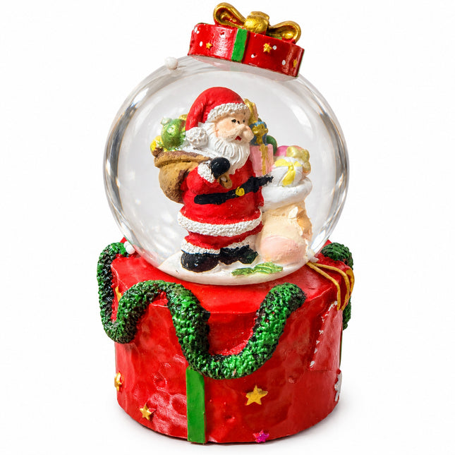 Sfera Natale Musicale Babbo Natale Palla di Neve Decorazione Varianti Regalo