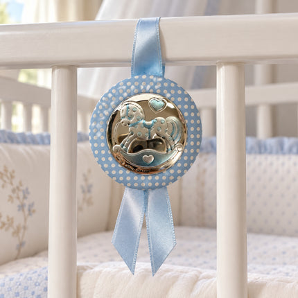 Capoculla Beltrami Cavallino Miro-Silver Azzurro Rosa Made in Italy