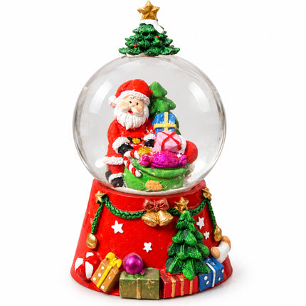 Sfera Natale Musicale Babbo Natale Palla di Neve Decorazione Varianti Regalo