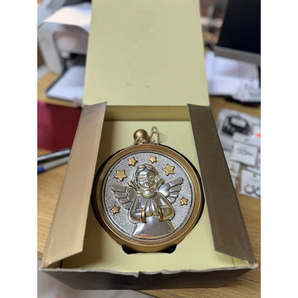 Ardè Angelo Preghiera Laminato Argento Oro Decorazione Nuovo da Esposizione