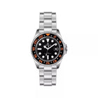 Orologio Uomo Lorenz Sub 21066LL Acciaio Quarzo Nero Arancione 200M